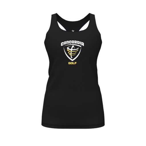 [FT0TRBBK-FYS-LOGO1] Decker Racerback Tank Top (Female Youth S, Black)