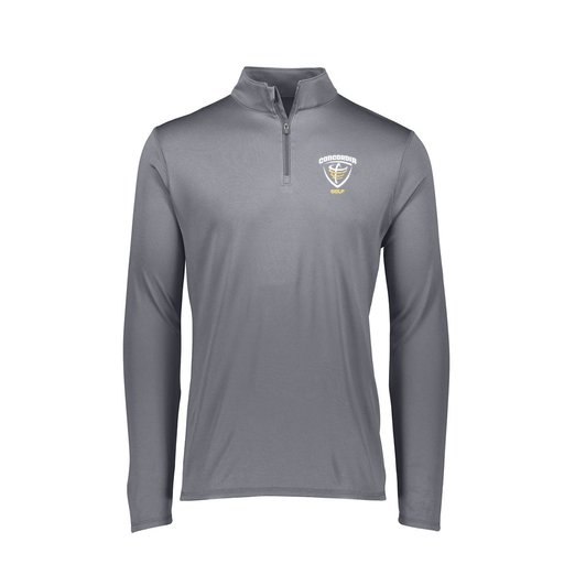 [FTLQFLGY-FAXS-LOGO1] Decker Women's Flex-Lite 1/4 Zip Shirt (Female Adult XS, Gray)