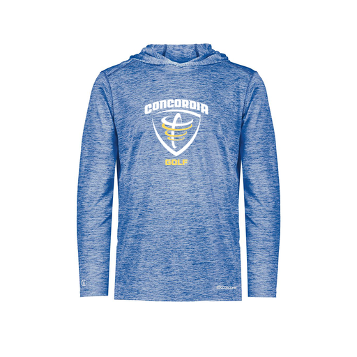 [FOLHCGRY-YS-LOGO1] Decker Youth Charge Hoodie (Youth S, Royal)