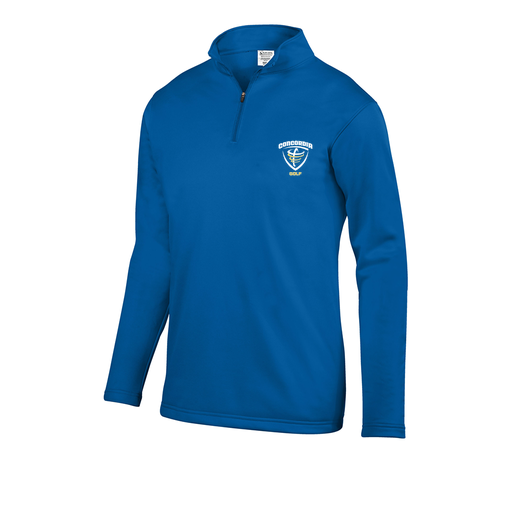 [FOLQFFRY-AS-LOGO1] Decker Men's FlexFleece 1/4 Zip (Adult S, Royal)